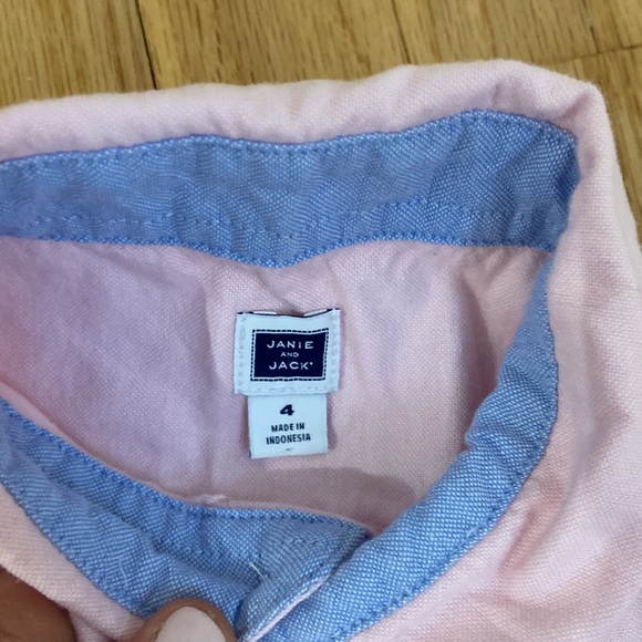 Janie and Jack size 4 boys seersucker blue Easter outfit - Picture 5 of 9